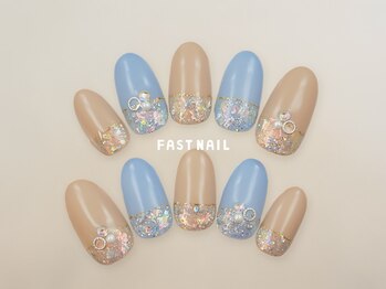 ファストネイル 静岡パルシェ店(FAST NAIL)/オーロラ 8,580円 【12002】