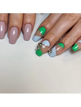 ノエム ネイルサロン(NOEM)/バイカラーネイル