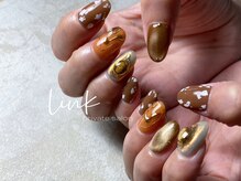 リンク(link)/秋ネイル　Autumn nail