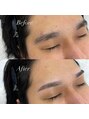 イーグル 心斎橋(EAGLE) ◎メンズ平行眉デザインBefore→After