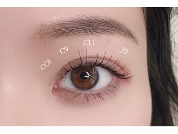 エネ ラッシュアンドブロウ バイ アンドエラ(ENNE Lash&Blow by&ERA)/フラットマットラッシュ80本