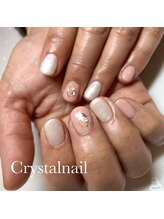 クリスタルネイル ボンベルタ橘店(CRYSTAL NAIL)/シンプルネイル
