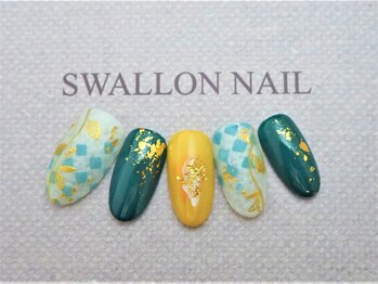 スワロンネイル(SWALLON NAIL)/2020年お正月ネイル