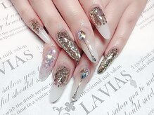 プロフェッショナル ネイルサロン ラヴィアス(LAVIAS)/【スカルプ】10本アートし放題