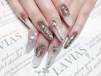 プロフェッショナル ネイルサロン ラヴィアス(LAVIAS)/【スカルプ】10本アートし放題