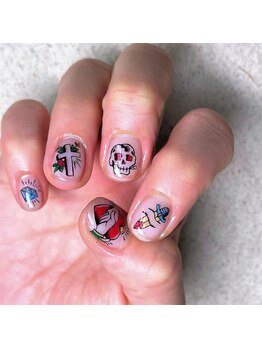 キャンネイル 金山店(Can Nail)の写真/こだわりのアートは”Can Nail”で。経験豊富なネイリストによる繊細且つ技術力が光るデザインに満足度◎