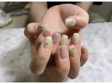 ココア(cocoa)/チークネイル