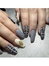クロレ(Nail Salon COLORE)/ツィードネイル　by.honoka