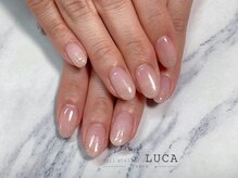 ネイルアトリエルカ(nail atelier LUCA)/W-179 ピンクベージュグラデ