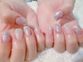 #ニュアンスネイル#キラキラ