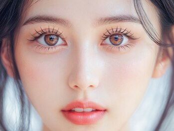 リヴィ 草津店(rivi)の写真/<目力UP>瞼に負担をかけないフラットラッシュ◎[南草津/アイブロウ/まつ毛パーマ/眉毛/マツエク/学割U24]