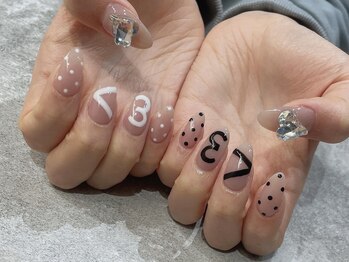 アシメ<3ネイル