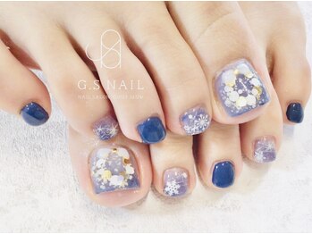 ジーエスネイル(GS NAIL)/クリスマス/フットネイル
