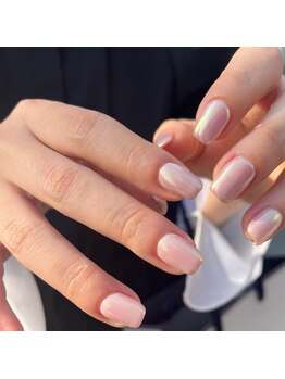ハラジュクネイルズ(harajukunails)/ミラーワンカラーコース