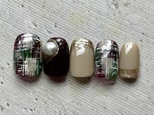 サニーサイド 梅田(Sunny side)/ツイードネイル