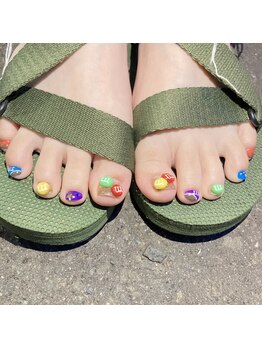 ネイルサロン エーナイン ザ ビッグ豊平店/持ち込みデザイン