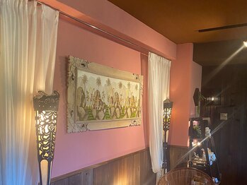 アジアンリラクゼーション ヴィラ 二子玉川店(asian relaxatin villa)/アジアンテイスト満載の待合空間