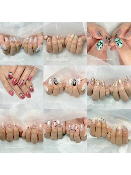 ソラ(sora)の写真/【クーポン◎】デザインの持ち込みOK☆一本一本丁寧な施術で爪の形や長さにもこだわって施術いたしましす♪