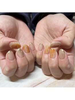 イロ(iro)/オレンジ♪ミラー♪ニュアンス♪