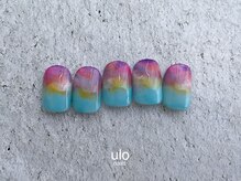 ウロネイルズ(ulo nails)/夕やけ海ネイルデザイン