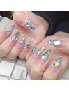 ビジューグラデーション