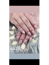 ネイルアール(nail R)/ミラーフレンチネイルです♪