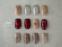 アノカプイル(ankpil)/11月【シーズンネイル】シンプル