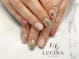 c-278 大人可愛いパイソンネイル