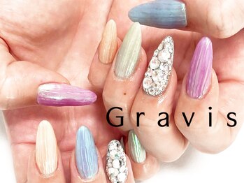 グラビス リュクシー 錦糸町店(Gravis Luxey)の写真/憧れの細く長い指先へ★雑誌&画像持込お任せ下さい!パーツも種類豊富☆ブライダルも♪付替オフいつでも¥0♪