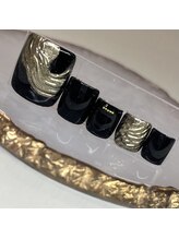 ネイルクイーン(Nail Queen)/ブラックネイル￥7900♪