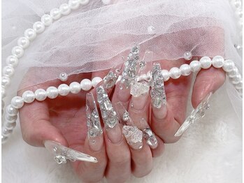 ビーユー 大宮(B U)/夏大人気きらきらクリアネイル