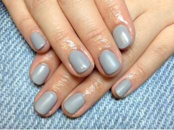 ラウト デコレーションアンドネイルサロン(Lauto Decoration&Nail Salon)/グレーマットネイル