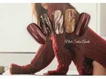ネイルサロン アミティエ(Nail Salon Amitie)/ウネウネミラー×べっ甲ネイル