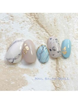 ネイルサロン クイル(QUILL)/5月大理石(1)