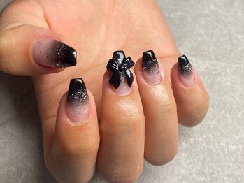 ネイルサロン フィフスアベニュー(Fifth Avenue)/ブラックリボン