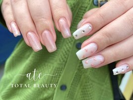 ハートアシメデザイン