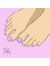 【FOOT】 フットネイル【単色3色までOK】 