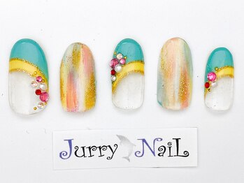 ジュリーネイル 所沢店/変形フレンチネイル