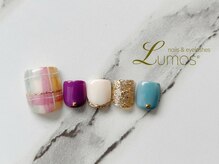 ルーモス 桜川店(Lumos)/【フット】全体アート¥8,800