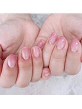 リジョイスヘア エン(REJOICE hair EN)/オフィスネイル〈ピンク〉