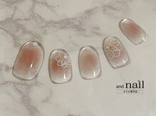 アンドラッシュ アンドネイル 本郷三丁目駅前店(and lash/and nail)/定額華やか