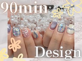 HAND持ち込みアートネイル90分