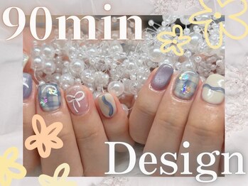 レストプラス バイ ラシル(rest plus by racil)/HAND持ち込みアートネイル90分