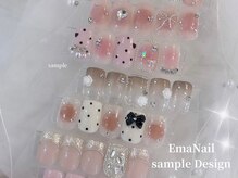 エマネイル プラスキハクヤ 枚方店(EmaNail+KIHAKUYA)の雰囲気（毎月変わる定額デザインが豊富◎次回予約でずっとオフ無料！）