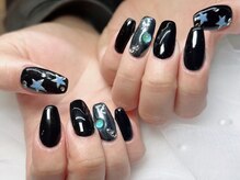 ジョアネイル(JOA Nail)/手描き/星/スター/ミラー