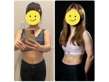 エムビーエルフィットネス 本陣亀島店(MBL.fitness)/お客様の変化【20代女性】