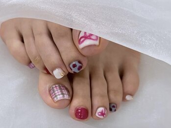 ネイルサロン エーレ 梅田店(Ehre)/FOOTアートし放題コース