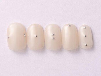 ジェミーネイル エビス(Jemiy nail ebisu)/シンプル韓国スタッズ6480yen