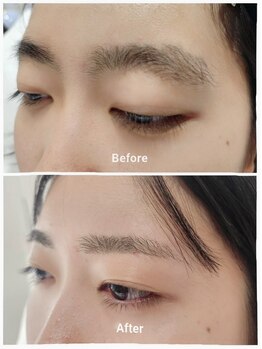 イリス(iiris)の写真/眉の悩みはプロにお任せ★表情がガラリと美しく生まれ変わります。通いやすい個室空間でリラックス♪