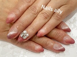 マグネットネイル×ストーン